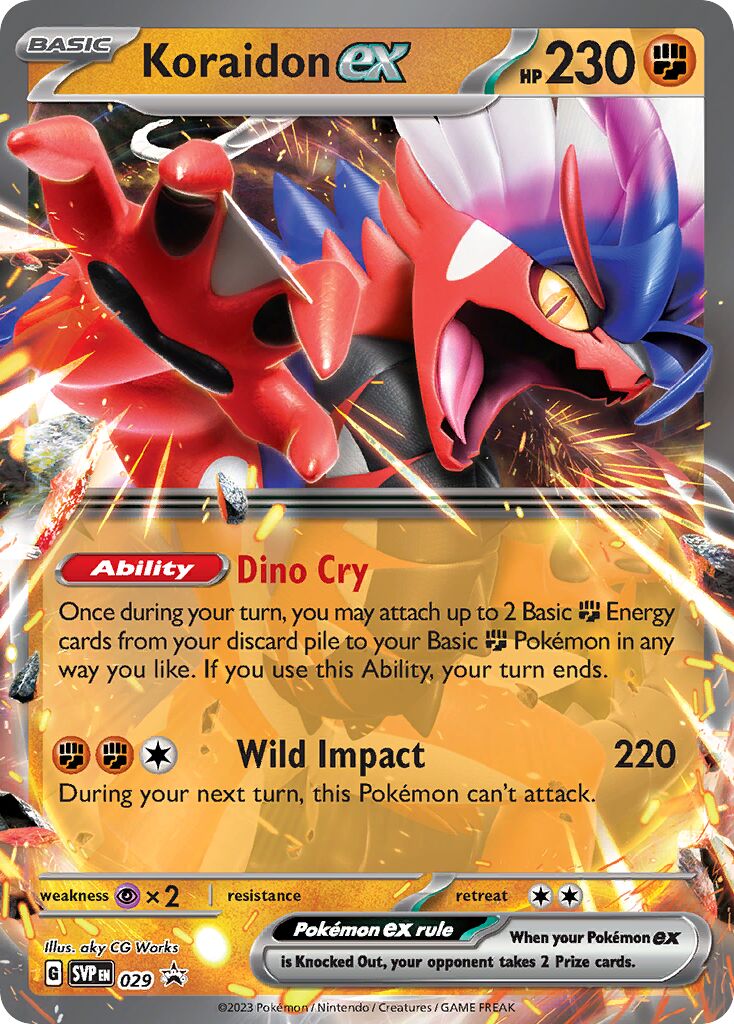 Koraidon ex (Scarlet & Violet Promos 029)